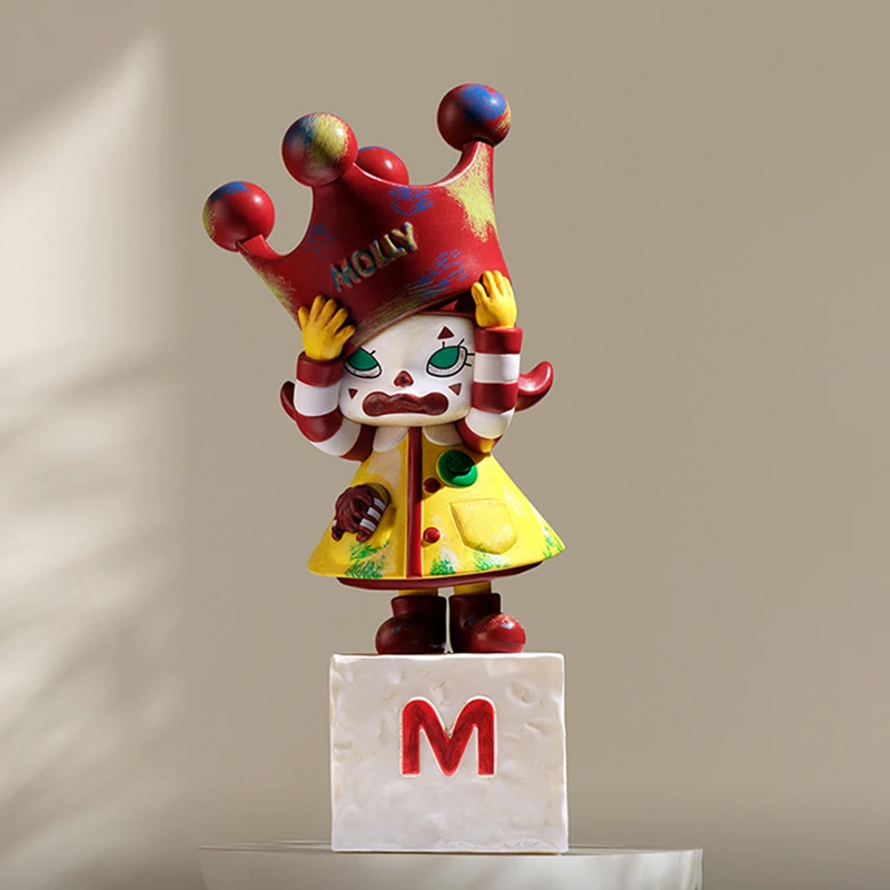 Vintage Collectible Dolls - Pop mart molly estátuas de aniversário