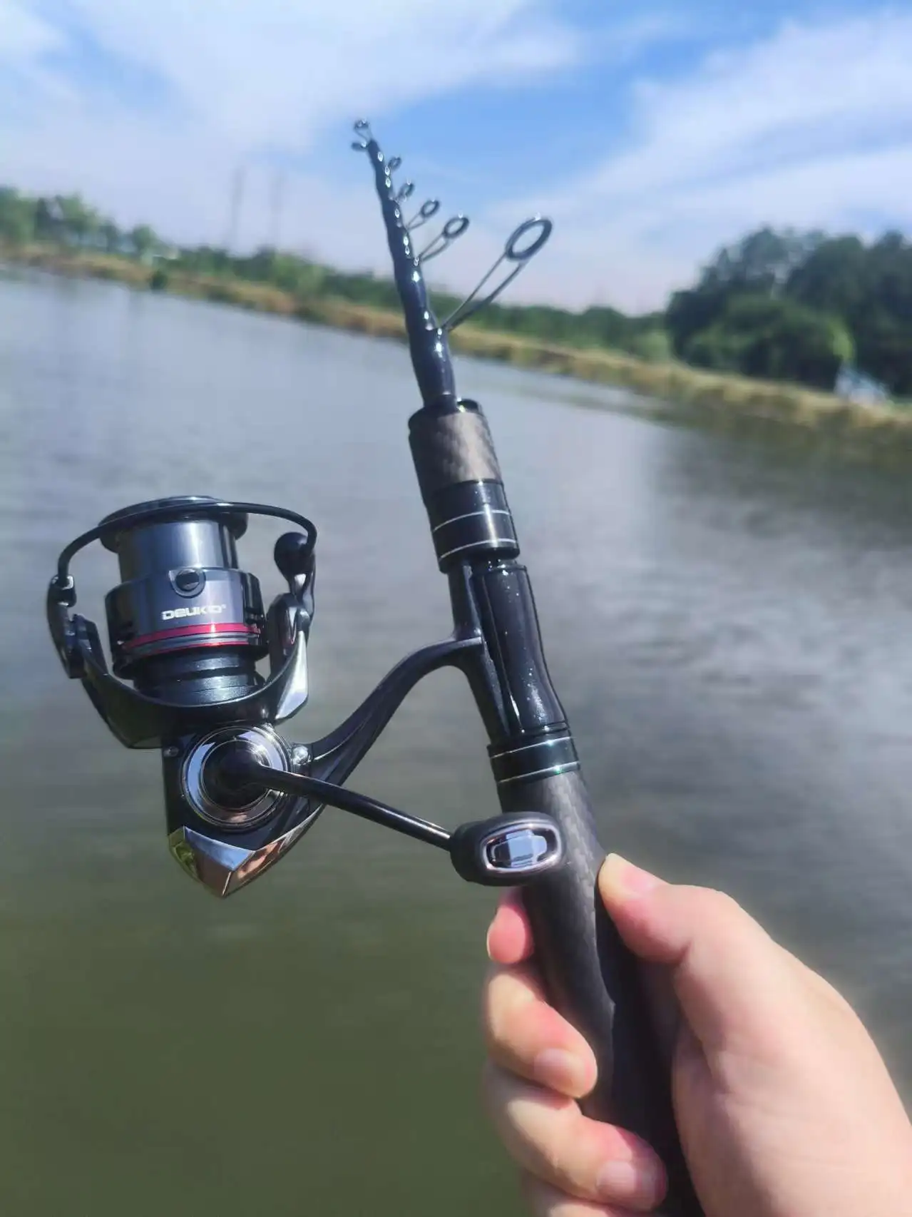 Developing Tank Reel - Conjunto de Vara de Pesca DEUKIO
