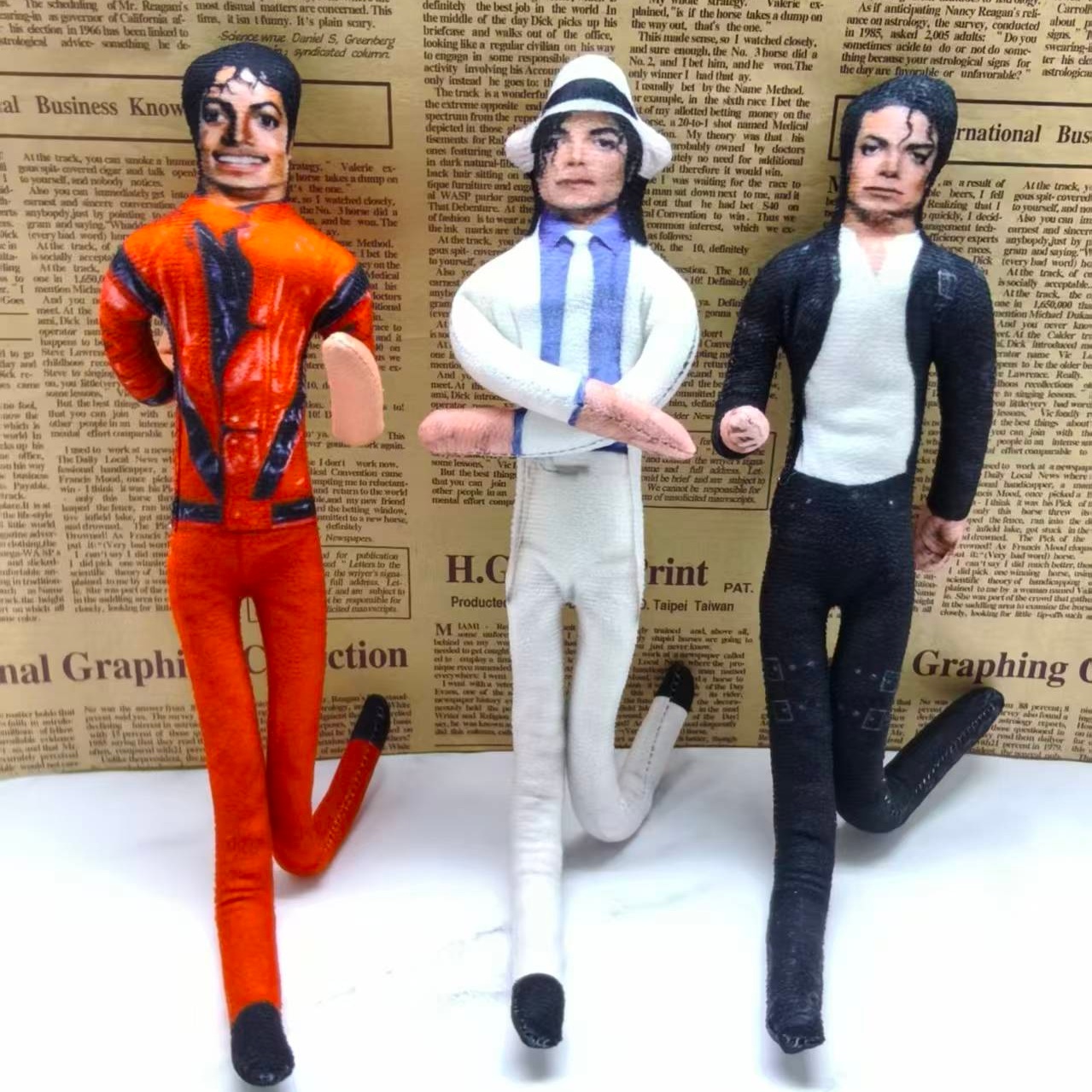 Vintage Collectible Dolls - Boneco de Pelúcia Vintage MJ Michael