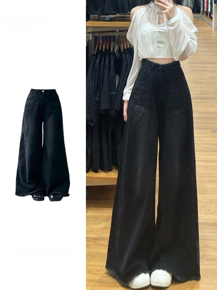 Vintage Collectible Bells - Calça Jeans Feminina de Cintura Alta