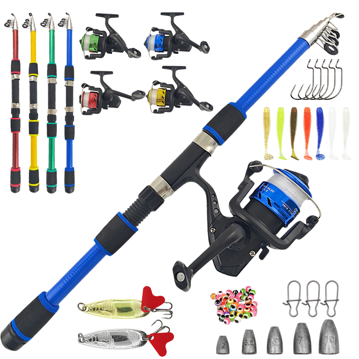 Developing Tank Reel - Kit Completo de Pesca com Vara