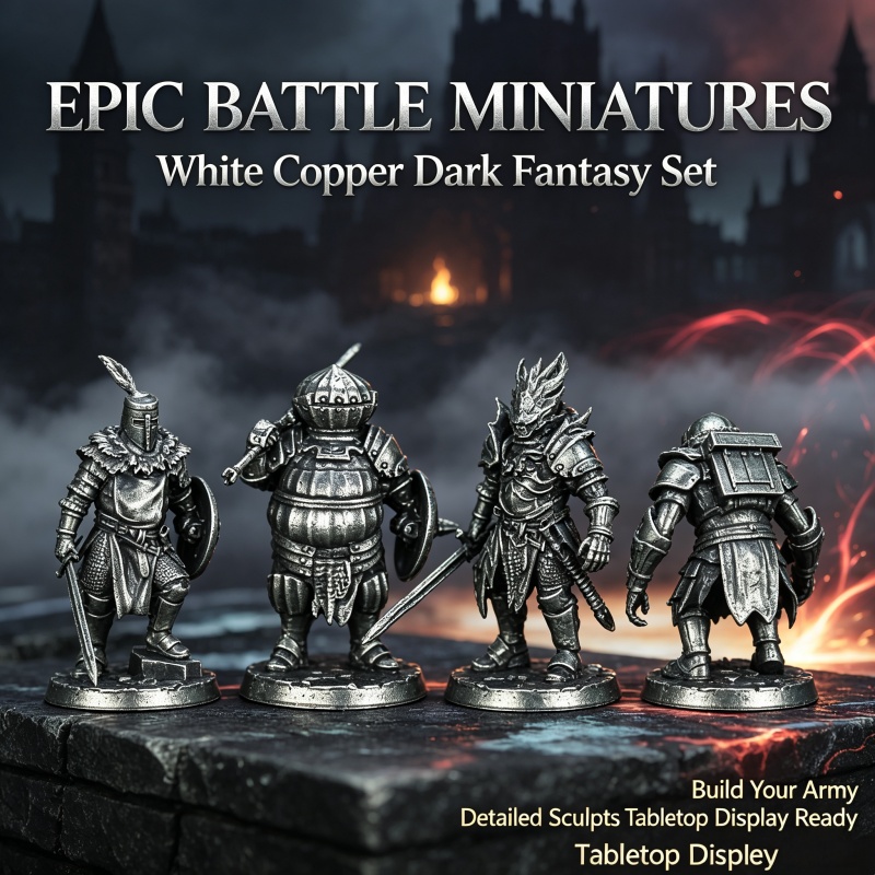 Vintage Game Collection - Estátua de Guerreiro Fantástico Miniatura em