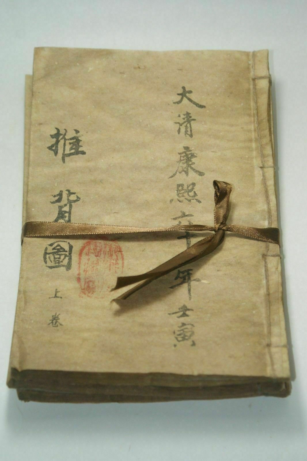 Vintage And Collectible Books - Livro antigo chinês pintado à mão