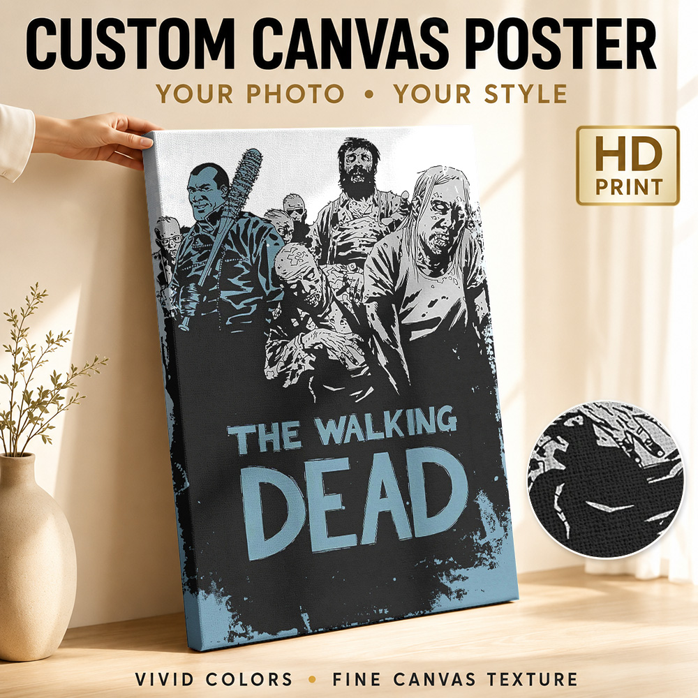 Collectible Vintage Photos - Pôster em Tela The Walking Dead,