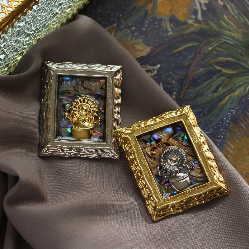 Collectible Vintage Brooches - Broche vintage van gogh para pintura