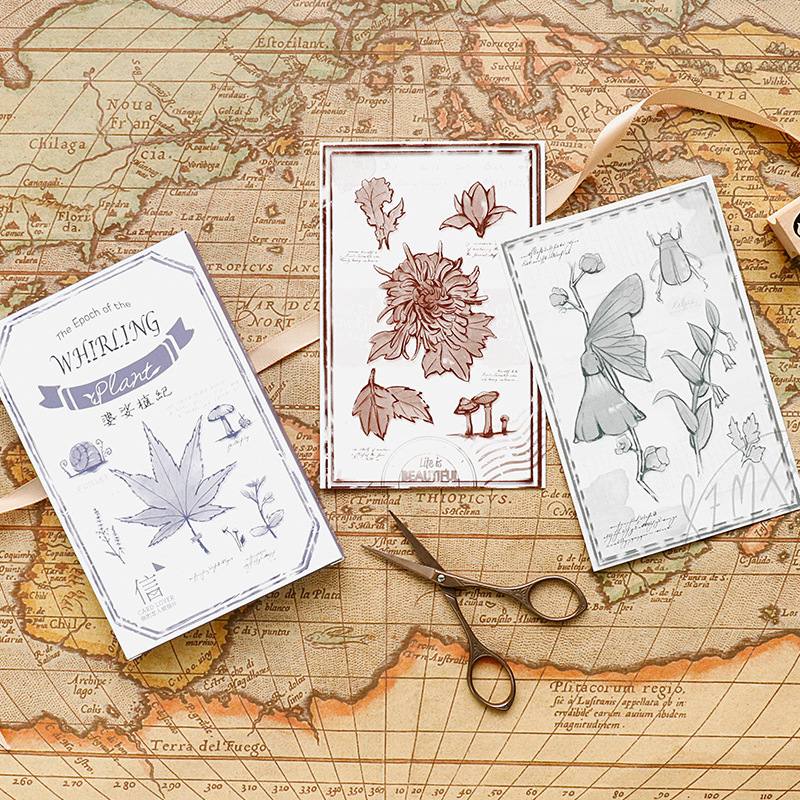 Collectible Vintage Greeting Cards - Conjunto de 30 Cartões Postais com