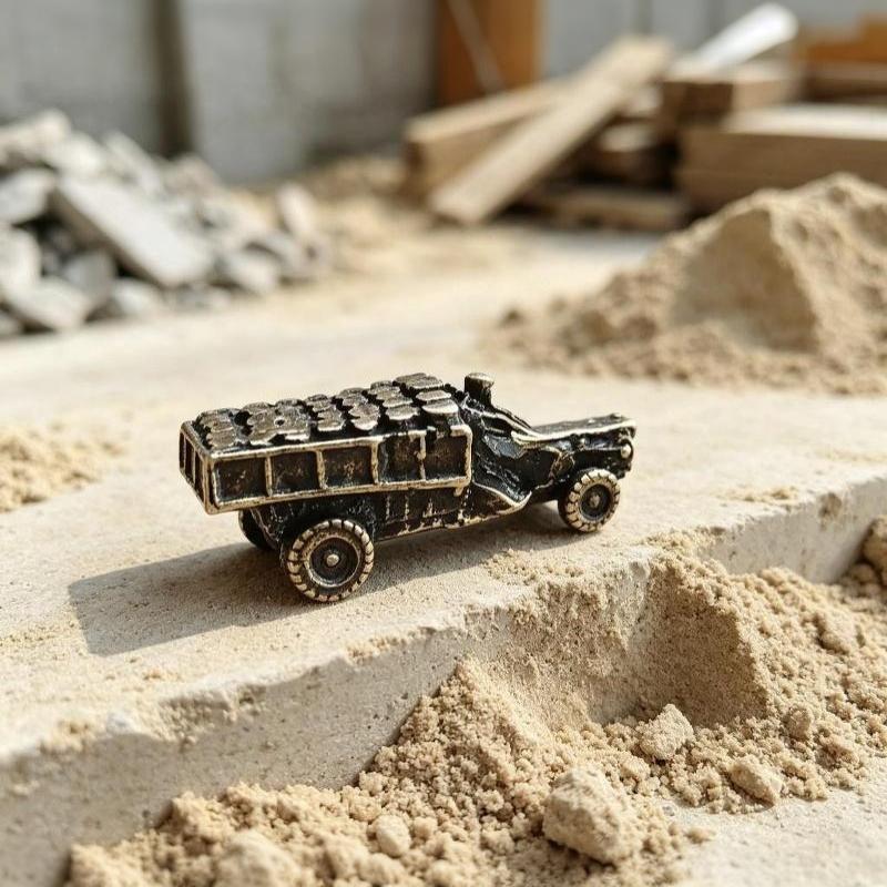 Vintage Collectible Trucks - 1/2/3/4/5 Peças de Caminhão Miniatura de
