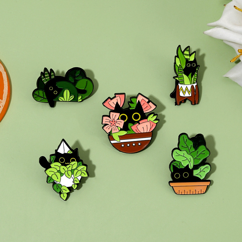 Bonito gato preto coleção plan - Collectible Vintage Brooches avaliação e preço