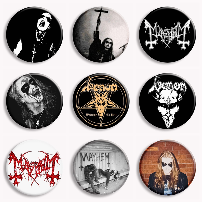 Rock mayhem banda botão macio  - Collectible Vintage Brooches avaliação e preço
