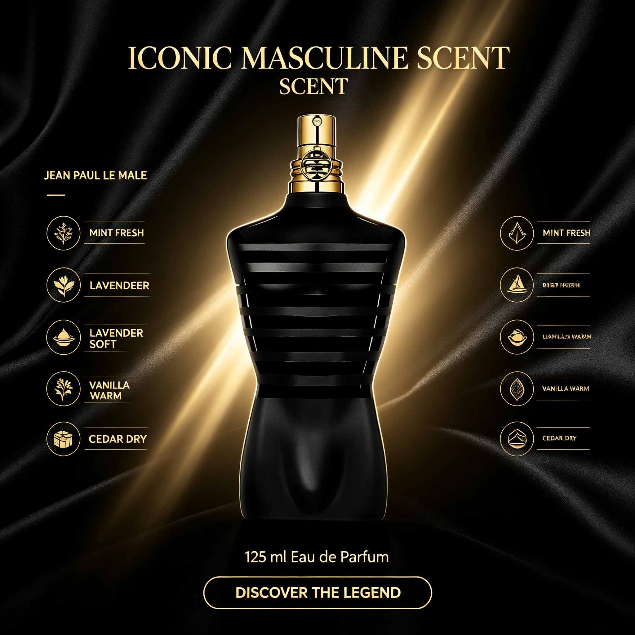 Perfume Masculino Jean Paul Le - Vintage Collectible Bells avaliação e preço