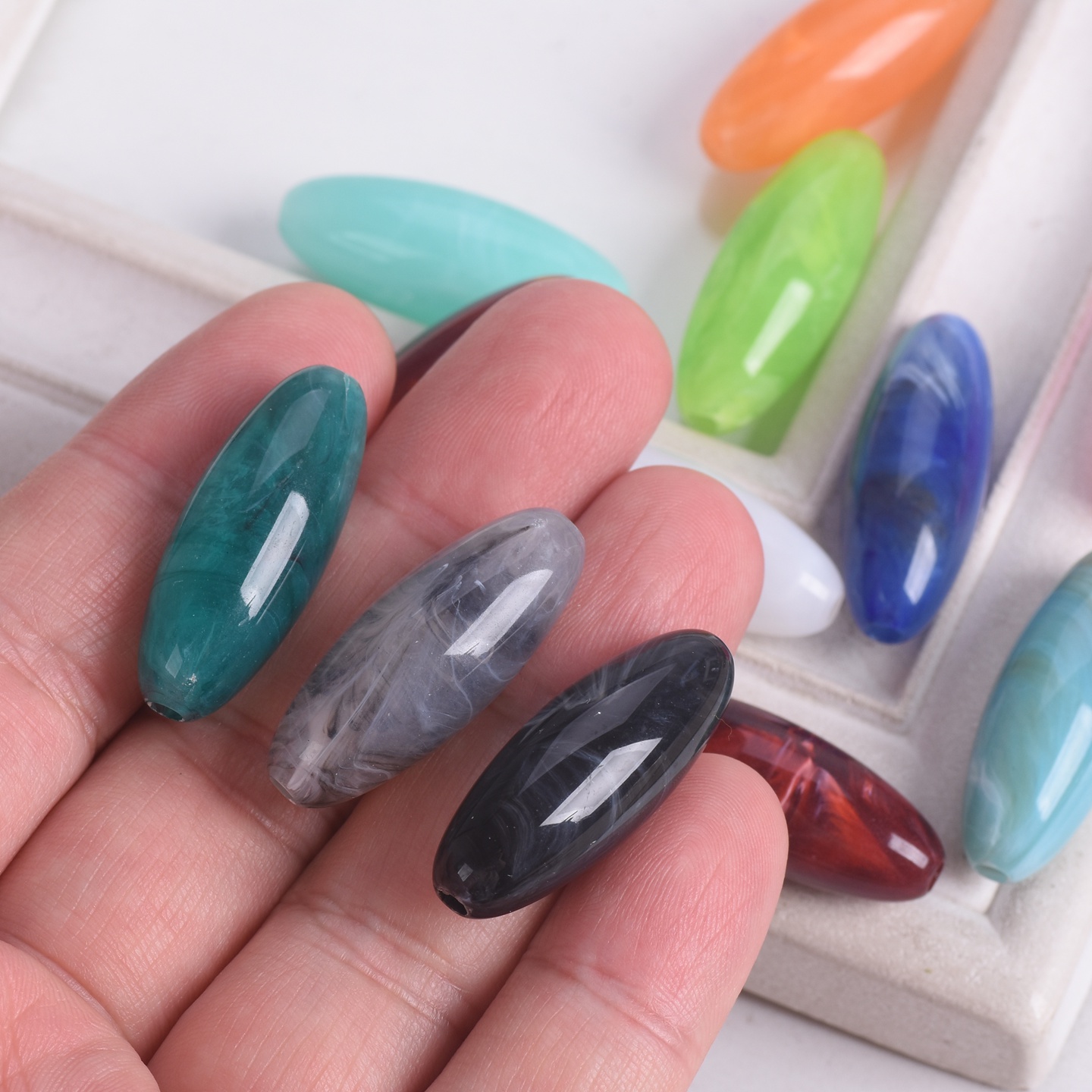 10 peças de contas soltas de a - Vintage Collectible Marbles avaliação e preço
