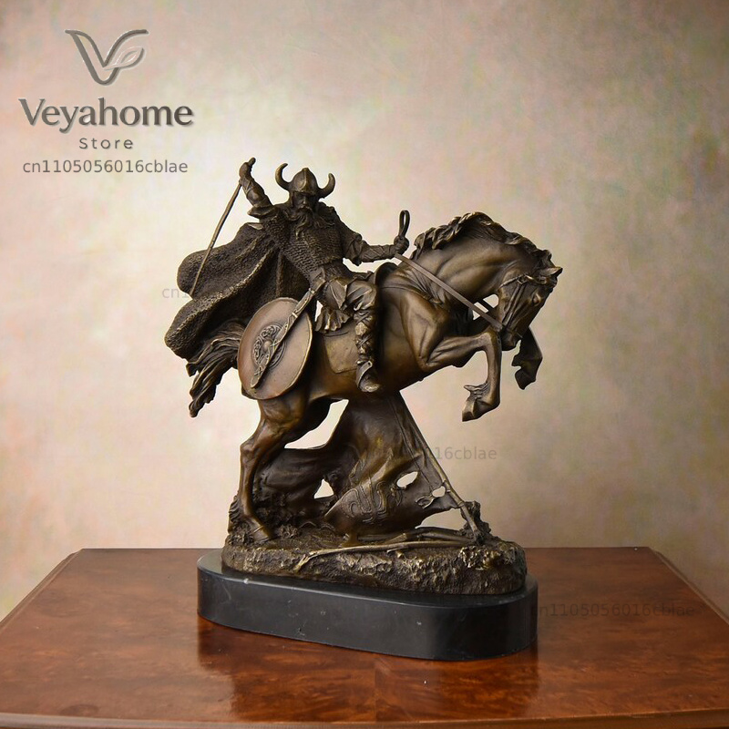 Estátua de Guerreiro Medieval  - Vintage Collectible Marbles avaliação e preço
