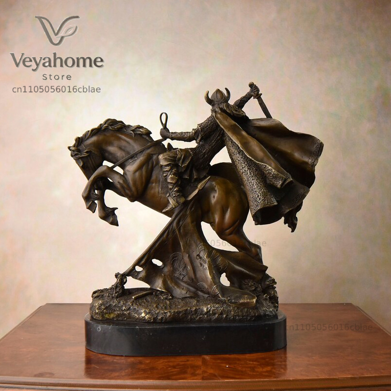 Estátua de Guerreiro Medieval  - Vintage Collectible Marbles avaliação e preço