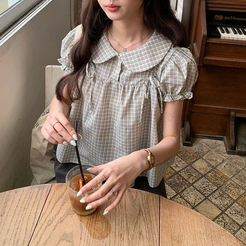 Blusa Feminina Estilo Preppy C - Vintage Collectible Dolls avaliação e preço
