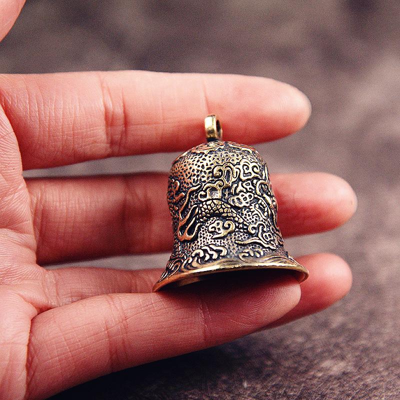 Sino de bronze vintage esculpi - Vintage Collectible Bells avaliação e preço