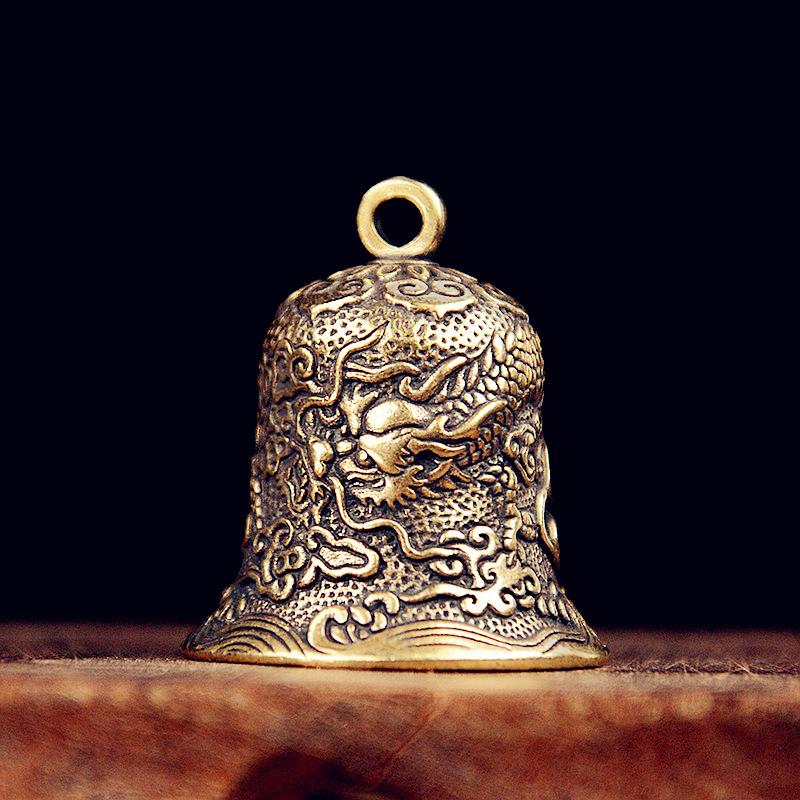 Sino de bronze vintage esculpi - Vintage Collectible Bells avaliação e preço