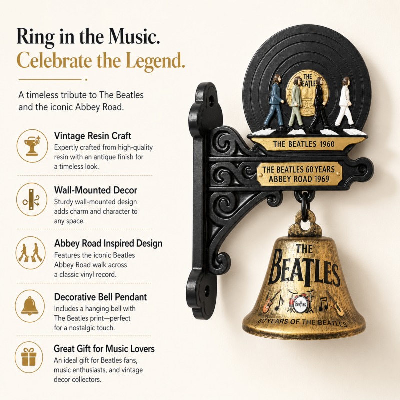 Sino de Parede The Beatles Abb - Vintage Collectible Bells avaliação e preço