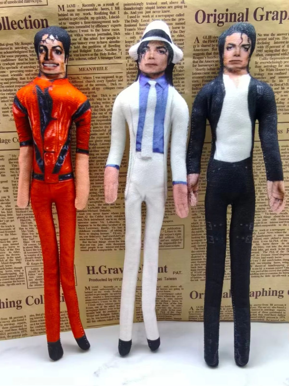 Boneco de Pelúcia Vintage MJ M - Vintage Collectible Dolls avaliação e preço