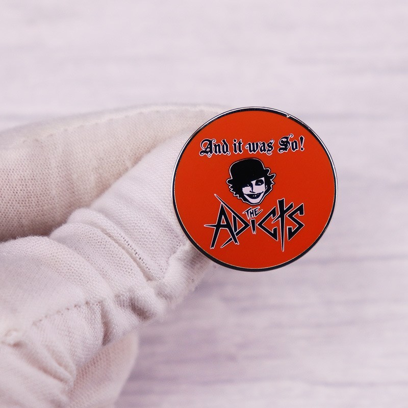 The-Adicts Esmalte Pin Vintage - Collectible Vintage Brooches avaliação e preço