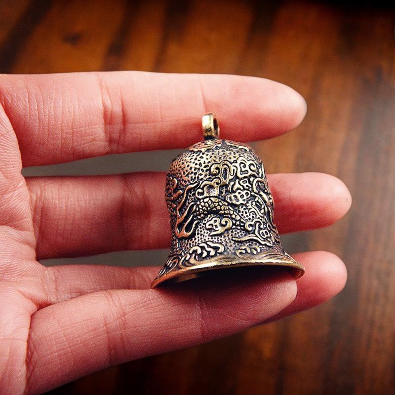 Sino de bronze vintage esculpi - Vintage Collectible Bells avaliação e preço